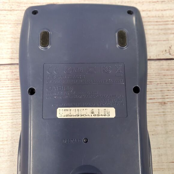 Casio FX-9750GII White Blue Graphing Calculator With Cover Tested Works - Picture 5 of 5